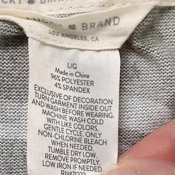 Lucky Brand Camo Woman's Tank Top Size Large, Pullover, Sleeveless - Picture 4 of 5